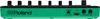The back panel of a green Roland synthesizer. Náhled obrázku produktu