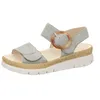 Gabor 43.723 Damen Sandalette - Riemchen Sandalen grau Produktbild-Vorschau 23