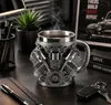 V8 Motor Tasse 300 ml mit Edelstahl-Innenbecher 3D Auto Produktbild-Vorschau 3