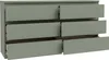 Forte EDMORE Kommode 150 160, moderne Kommode mit 6 Produktbild-Vorschau 5