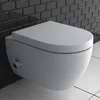 Alpenberger Hänge WC Spülrandlos | Toilette mit Bidet Produktbild-Vorschau 1