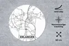 MuchoWow® Mauspad Mousepad Stadtplan - Karte - Erlangen Produktbild-Vorschau 2