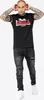 Herren T-Shirt normale Passform HEMPRIGGS Black/Red/White L Produktbild-Vorschau 3