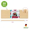 50 Zuckerwattestäbe 30 cm aus Kiefernholz 4 x 4 mm Produktbild-Vorschau 1
