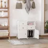 HOMCOM Schuhschrank Regal mit Aufbewahrungsboxen Produktbild-Vorschau 2