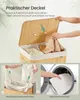 SONGMICS Wäschekorb mit Deckel, 2 Fächer, 120 Liter, Produktbild-Vorschau 7