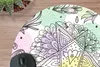 MuchoWow® Mauspad Mousepad Mädchen - Blumen - Sterne - Produktbild-Vorschau 2