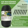 TTL GARDEN Teichnetz 4x6m schwarz 30g/m² Vogelschutznetz Produktbild-Vorschau 3