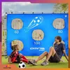 OMNA | XXL Fußballtor - 240 cm - Tragbar - Robustes Metall Produktbild-Vorschau 3
