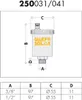 A technical drawing and specification table for a Caleffi solar air vent. Anteprima dell’immagine prodotto
