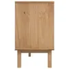 vidaXL Credenza OTTA 114x43x73,5 cm in legno di pino Anteprima dell’immagine prodotto 5