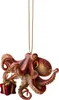 Weihnachts-Oktopus-Ornament, Küsten-Weihnachtsbaumschmuck, Produktbild-Vorschau 1