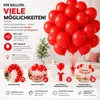 50x palloncini palloncini aria, elio rosso decorazione di Anteprima dell’immagine prodotto 8