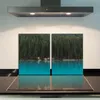 Herdabdeckplatte Glaskeramik 2-Teilig 2x40x52 Meer Blau Produktbild-Vorschau 11