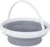 A collapsible silicone bucket shown from a slightly elevated side angle. Anteprima dell’immagine prodotto