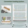 Yaheetech Vogelkäfig mit Ständer, Vogelvoliere mit 3 Produktbild-Vorschau 7