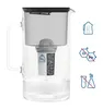Wessper D2 BOROSILICATE Wasserfilterkanne 3 L Schwarz – Produktbild-Vorschau 2