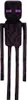 A plush toy of an Enderman from Minecraft, standing upright against a white background. Produktbild-Vorschau