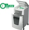 A Leitz IQ Autofeed shredder is shown in a studio setting with a white background. Voir les images du produit
