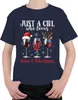 Just A Girl Who Loves Wine & Christmas - Weihnachten Produktbild-Vorschau 1