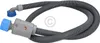 A gray corrugated hose with blue connectors and a central gray component. Produktbild-Vorschau