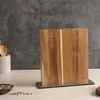 Oleio magnetischer Messerblock aus massivem Akazienholz mit Produktbild-Vorschau 2