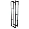 Two black metal frames are shown standing upright against a white background. Produktbild-Vorschau