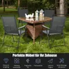 Set mit 4 klappbaren Terrassenstühlen mit Armlehnen, Produktbild-Vorschau 4