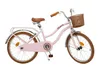 Dětské kolo 20" Vintage Pink pro dívky s košíkem a nosičem Náhled obrázku produktu 1