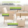 Juskys Polyrattan Gartenmöbel Sitzgruppe Turin Set 6 teilig Produktbild-Vorschau 6