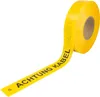 tecuro Trassenwarnband ACHTUNG KABEL, gelb, 250 m x 40 mm, Produktbild-Vorschau 1