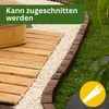 Rasenkanten - 4 Stück - 4,8 Meter - Braun - Wetterfest & Produktbild-Vorschau 6
