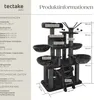 tectake® Kratzbaum Gismo 195 cm inklusive Treppe, 4 Produktbild-Vorschau 5