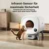 Samočistící odpadkový koš Fudajo 76 l, automatický Náhled obrázku produktu 6