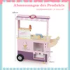 COSTWAY Eiswagen mit Eiscreme Spielzeug, Eismaschine, Produktbild-Vorschau 2