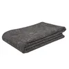 A folded gray blanket is shown against a white background. Produktbild-Vorschau
