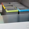 Emuca Zestaw pojemników do recyklingu do szuflad kuchennych Podgląd zdjęcia produktu 3