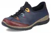 Chaussures basses à lacets Rieker en bleu, taille 39 Voir les images du produit 1