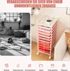 Vozík s 10 zásuvkami, koupelnový vozík s uzamykatelnými Náhled obrázku produktu 5