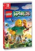 The image shows the Nintendo Switch game case for LEGO Worlds, featuring characters and scenes from the game. Produktbild-Vorschau