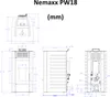 NEMAXX® P18 Stufa a pellet 18 kW fino a 300m³–AD ACQUA–ECO, Anteprima dell’immagine prodotto 17