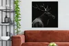 OneMillionCanvasses® - Obrazy na plátně - Jelen - Černá - Náhled obrázku produktu 3