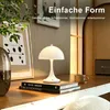 Led Pilz kleine Tischlampe, Drei Farben Touch Nachtlicht, Produktbild-Vorschau 4