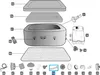 Bestway® Ersatzteil Ventilschlüssel (grau) für LAY-Z-SPA® Produktbild-Vorschau 5