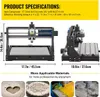 CNC 3018 Pro 300 × 180 × 45 mm CNC stroj GRBL Control Mini Náhled obrázku produktu 7