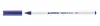 A blue and white Edding textile pen with its cap off, shown on a white background. Produktbild-Vorschau