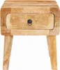 vidaXL Bijzettafeltje bruin, 40 x 32 x 46 cm, massief Productafbeelding-voorbeeld 4