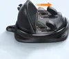 A close-up, angled view of a black car phone holder with orange dashed lines highlighting adjustable parts and an orange arrow indicating movement. Náhled obrázku produktu