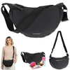 Handtasche Damen Schultertasche Freizeittasche Mond Form Produktbild-Vorschau 1