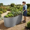Jardinière surélevée Relaxdays, en métal galvanisé, pour Voir les images du produit 3